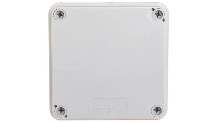 Puszka hermetyczna natynkowa 108x108x56mm IP65 szara PH-1A.1 28.11