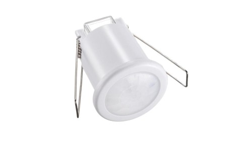 Czujnik ruchu PIR podtynkowy IP20 360 st. 400W zasięg 8m biały CP-11B