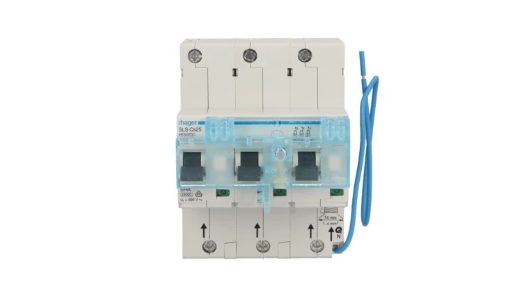 Wyłącznik nadprądowy selektywny 3P 25A Cs 25kA AC SLS HTN325C