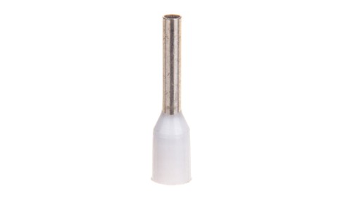 Końcówka tulejkowa izolowana TI 0,75mm2/8mm biała cynowana TI0,75L8DE /100szt./