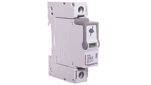 Ogranicznik przepięć Typ T2 1P 20kA 1,2kV ON 300 TT, TN (TNC, TNS) 412220
