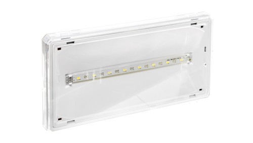 Oprawa awaryjna EXIT IP65 1W 1h dwuzadaniowa biała ETE/1W/C/1/SA/X/WH