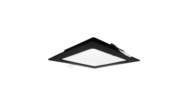 Oprawa downlight P/T kwadrat 12W 1200lm 4000K IP20 czarny DL-1 EC20468