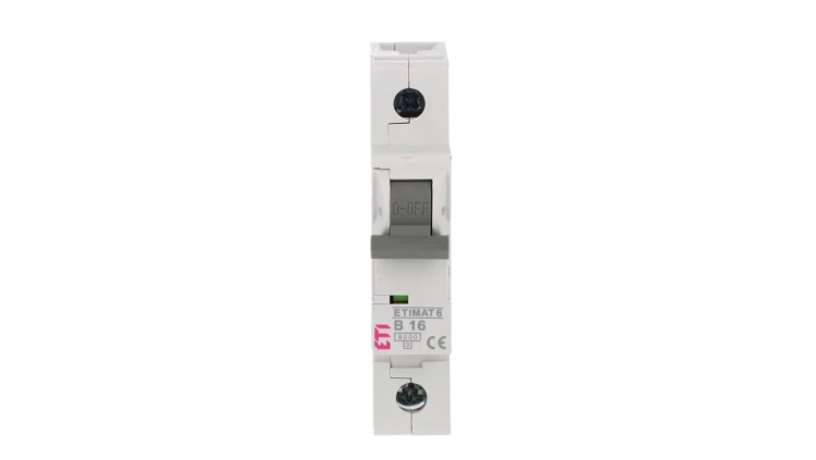 Wyłącznik nadprądowy 1P B 16A 6kA AC ETIMAT 6 002111516
