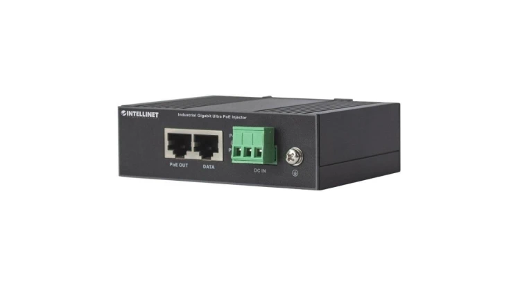 Przemysłowy adapter zasilacz Ultra Poe 1X RJ45 Gigabit 60W DIN 561389