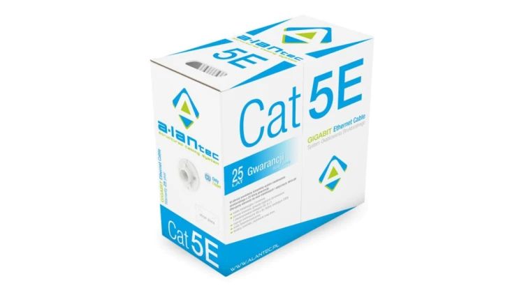 Kabel U/UTP kat.5e PVC 4PR Eca ALANTEC /305m/ KIU5PVC305