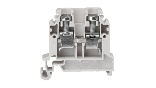 Złączka szynowa 2-przewodowa 10 mm2 szary ZG-G10 A11-8308