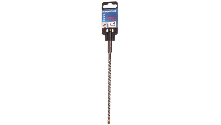 Wiertło do betonu zbrojonego SDS Plus 6x150x210 mm Rawlplug RT-SDSR-6/210