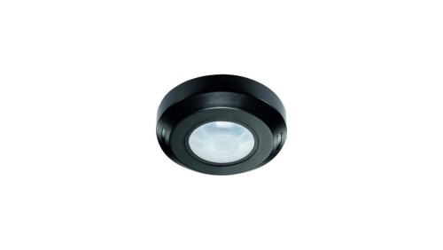 Czujnik ruchu PIR natynkowy IP20 360 st. 300W zasięg 6m czarny w całości CP-6C
