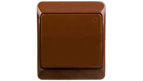 Hermes łącznik przycisk hermetyczny dzwonek 10A IP44 brązowy 0337-06