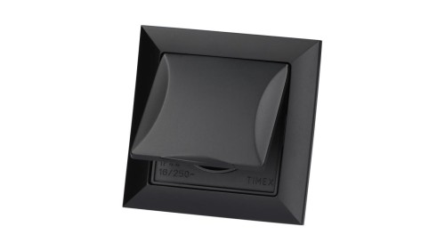Gniazdo podtynkowe z/u IP44 p/t Pola czarne, 33209