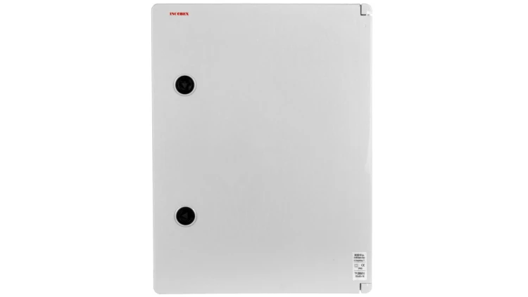 Obudowa hermetyczna drzwi szare 300x400x195 IP65 z płytą montażową ICW-304019-S