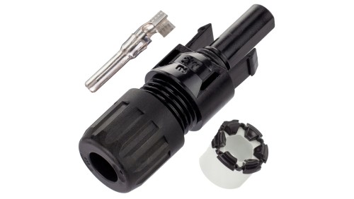 Gniazdo MC4 złącze solarne Konektor na przewód 4-6mm2 Staubli (Multi-Contact)