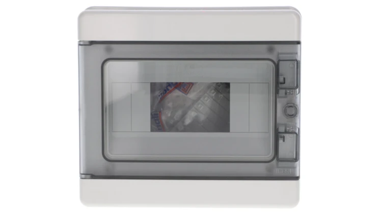 Rozdzielnica modułowa PV 1x8 natynkowa drzwi transp. seria 620 IP65 200x180x100 szyna N+PE szara EC62008E
