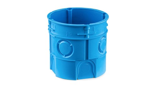 Puszka podtynkowa 60mm głęboka samogasnąca bezhalogenowa niebieska Z60D 34033203 /50szt./
