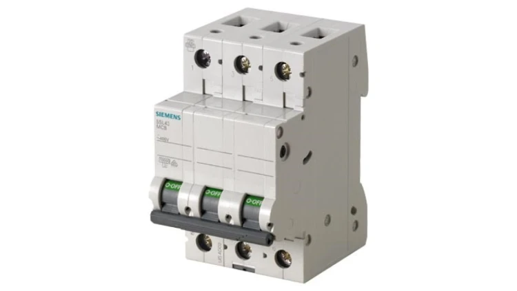 Wyłącznik nadprądowy 3P B 20A 10kA AC SENTRON 5SL4320-6
