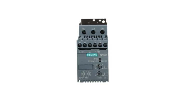 Softstart 3-fazowy 200-480VAC 12,5A 5,5kW/400V Uc=24V AC/DC S00 3RW3017-1BB04