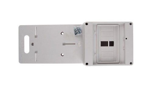 Tablica licznikowa 420x157mm 1F /S/ biała 0111-00