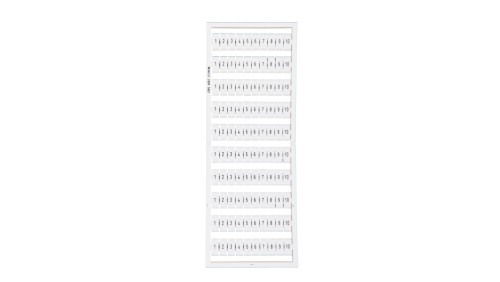 Ramka z oznacznikami 10x 1-10 209-502 /5szt./