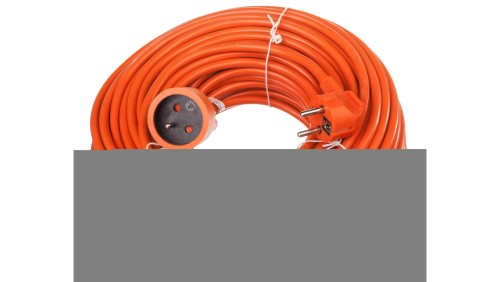 Przedłużacz ogrodowy 1-gniazdo z/u 40m /H05VV-F 3x1,5/ pomarańczowy P01140