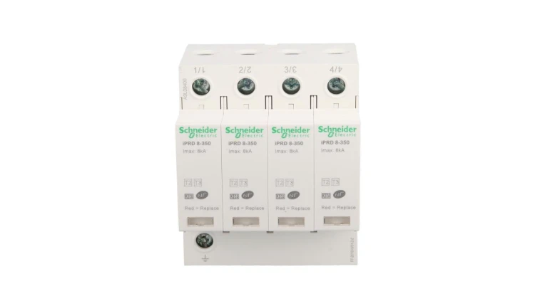 Ogranicznik przepięć Typ T2 4P 8kA 1,1kV 350V iPRD-8-8kA-350V-4P A9L08400