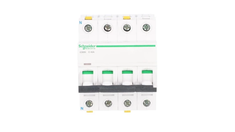 Wyłącznik nadprądowy 3N C 40A 6kA AC iC60N-C40-3N Acti9 A9F04740