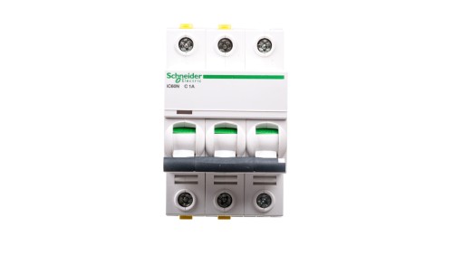 Wyłącznik nadprądowy 3P C 1A 6kA AC iC60N-C1-3 Acti9 A9F04301