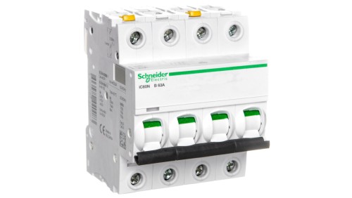 Wyłącznik nadprądowy 4P B 63A 6kA AC iC60N-B63-4 Acti9 A9F03463