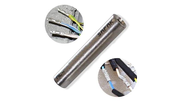 Złączka Kablowa Aluminiowa Tulejka Do Łączenia Przewodów 120 mm² Mufa AL