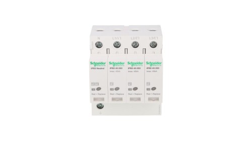 Ogranicznik przepięć Typ T2 3P+N 40kA iPRD-40-40kA-350V-3PN A9L40600
