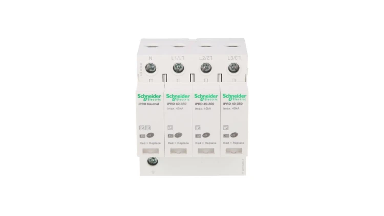 Ogranicznik przepięć Typ T2 3P+N 40kA iPRD-40-40kA-350V-3PN A9L40600