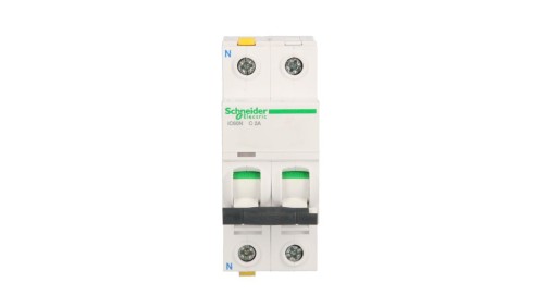 Wyłącznik nadprądowy 1P+N C 2A 6kA AC iC60N-C2-1N Acti9 A9F04602