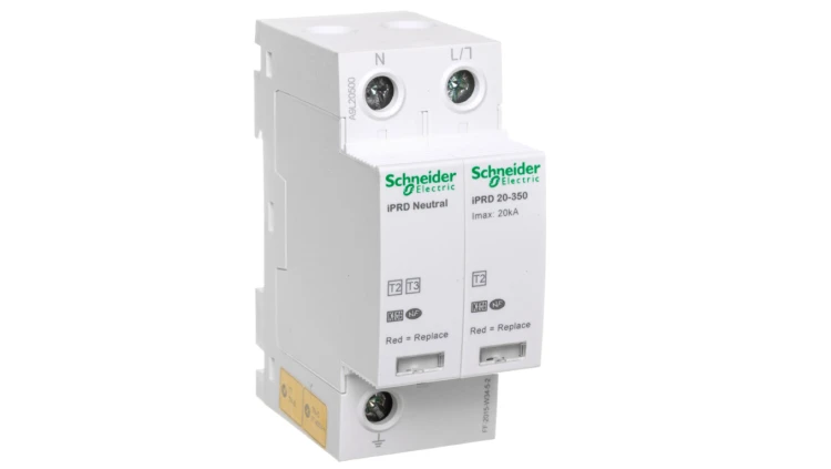 Ogranicznik przepięć Typ T2 1P+N 20kA 1,1kV 350V iPRD-20-20kA-350V-1PN A9L20500