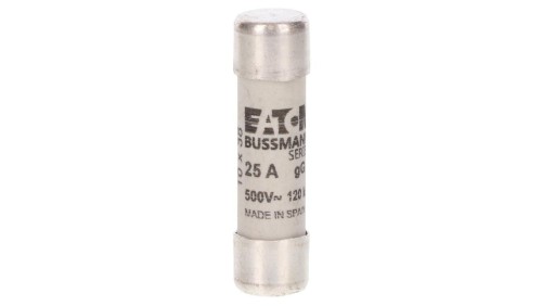 Wkładka bezpiecznikowa cylindryczna 10x38mm 25A gG 500V C10G25