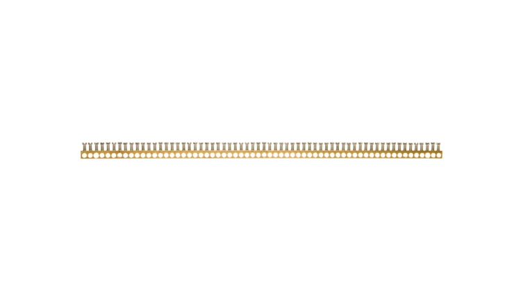 Listwa zaciskowa N/PE ze wspornikiem 2x25mm2 + 58x16 mm2 BFZ-TS-KL60 293633