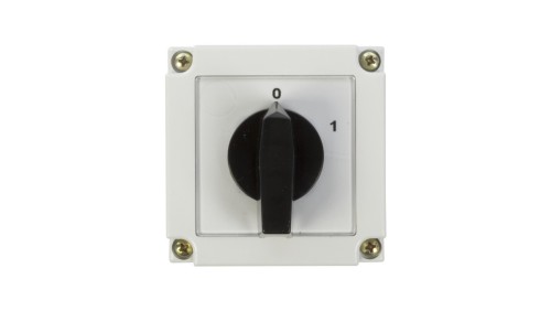 Łącznik krzywkowy 0-1 1P 10A w obudowie 4G10-90-PK R014 63-840392-011