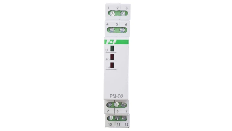 Przetwornik sygnału CIĄGŁY-IMPULS 230V AC 2Z 8A PSI-02-230V