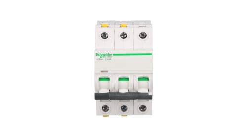 Wyłącznik nadprądowy 3P C 63A 10kA AC iC60H-C63-3 Acti9 A9F07363