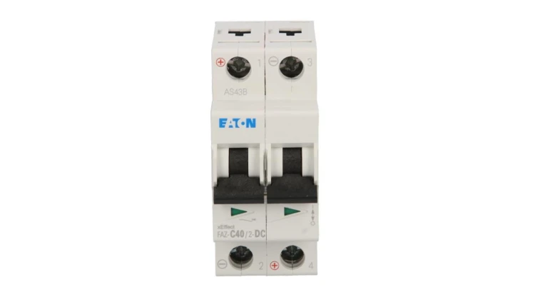 Wyłącznik nadprądowy 2P C 40A 15kA AC FAZ C40/2-DC 279144