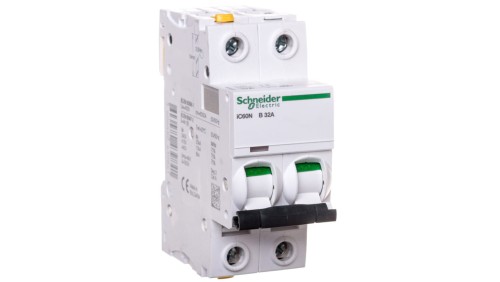 Wyłącznik nadprądowy 2P B 32A 6kA AC iC60N-B32-2 Acti9 A9F03232
