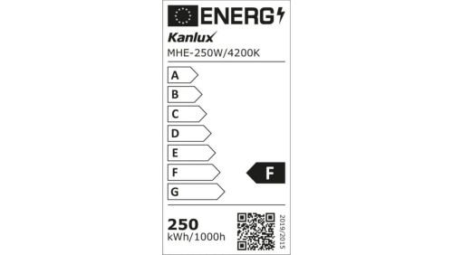 Lampa metalohalogenkowa E40 MHE-250W/4200K 12755
