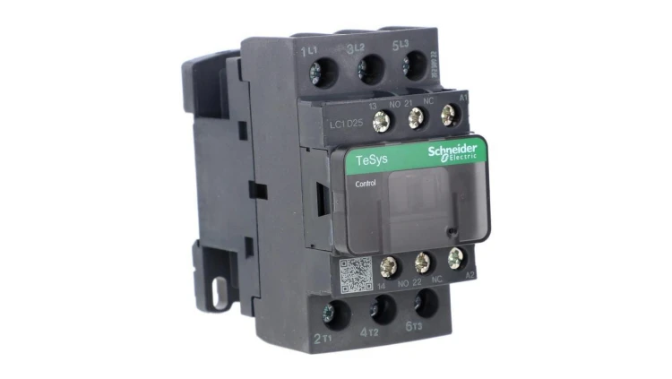 TeSys Deca Stycznik mocy 25A 3P 110V AC 1Z 1R LC1D25F7
