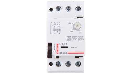 Wyłącznik silnikowy 3P 0,25kW 0,63-1A M 250 1 606804