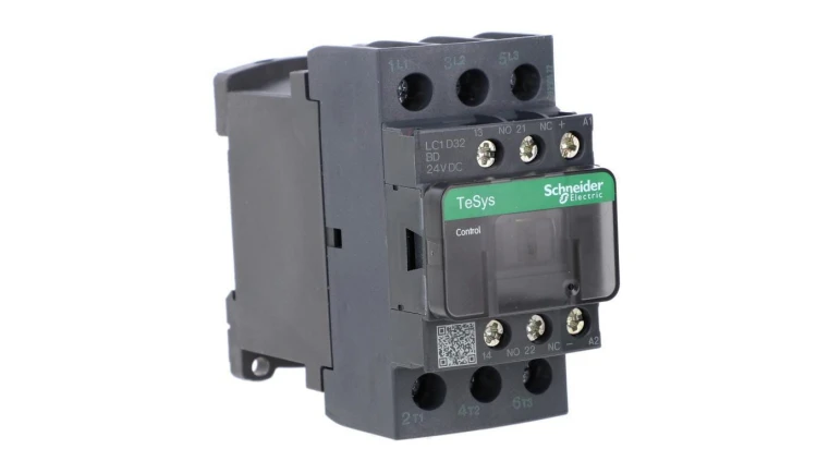 TeSys Deca Stycznik mocy 32A 3P 24V DC 1Z 1R LC1D32BD