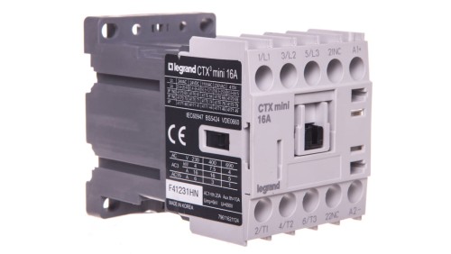 Stycznik mocy 16A 3P 24V DC 0Z 1R CTX3 MINI 417071