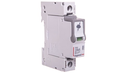 Ogranicznik przepięć Typ T2 1P 20kA 1,2kV ON 300 TT, TN (TNC, TNS) 412220