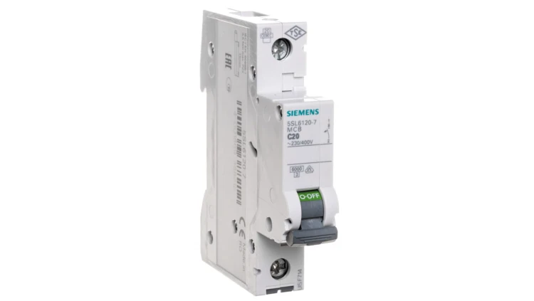 Wyłącznik nadprądowy 1P C 20A 6kA AC SENTRON 5SL6120-7