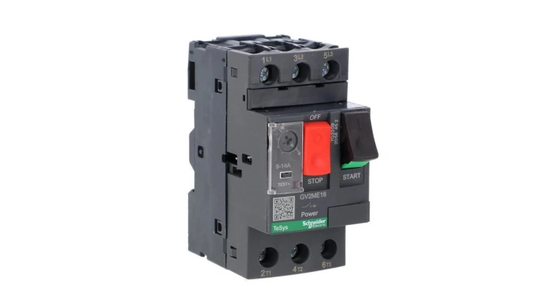TeSys Deca Wyłącznik silnikowy 3P 5,5kW 9-14A GV2ME16