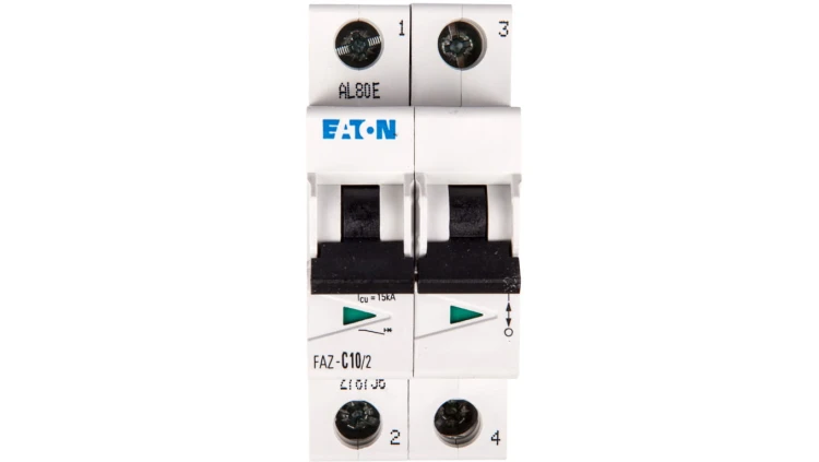 Wyłącznik nadprądowy 2P C 10A 15kA AC FAZ C10/2 278756