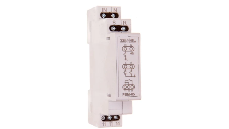 Przekaźnik bistabilny beznapięciowy 230V AC PBM-05 EXT10000068